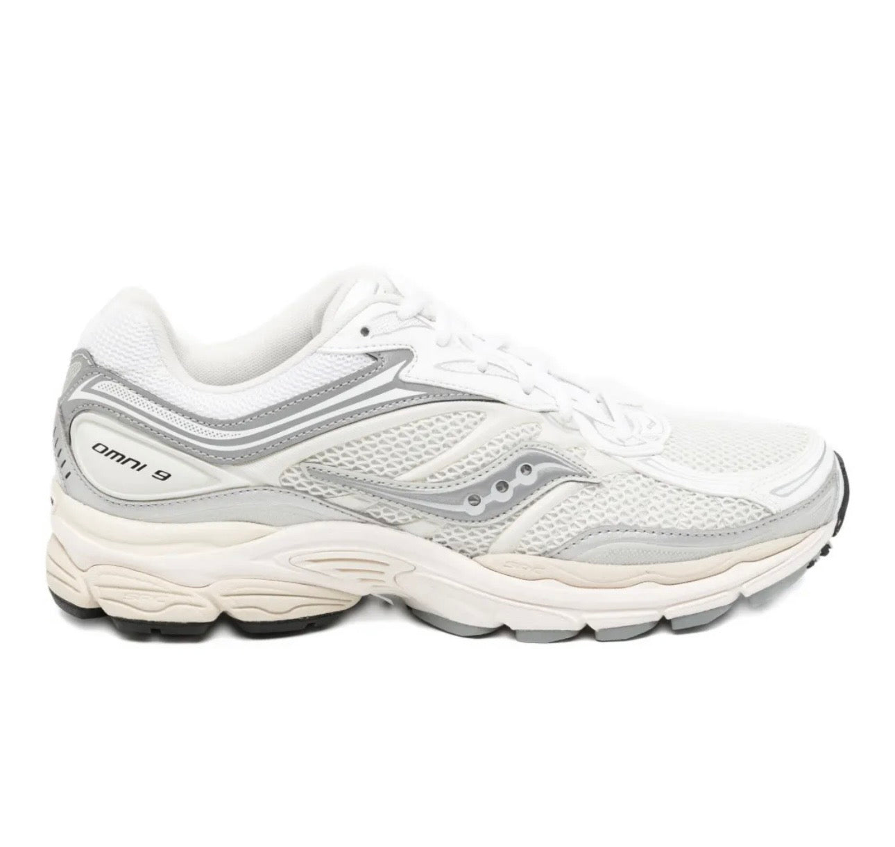 נעלי Saucony Omni 9 White Grey מקוריות בעיצוב אופנתי עכשווי לקידום אתר