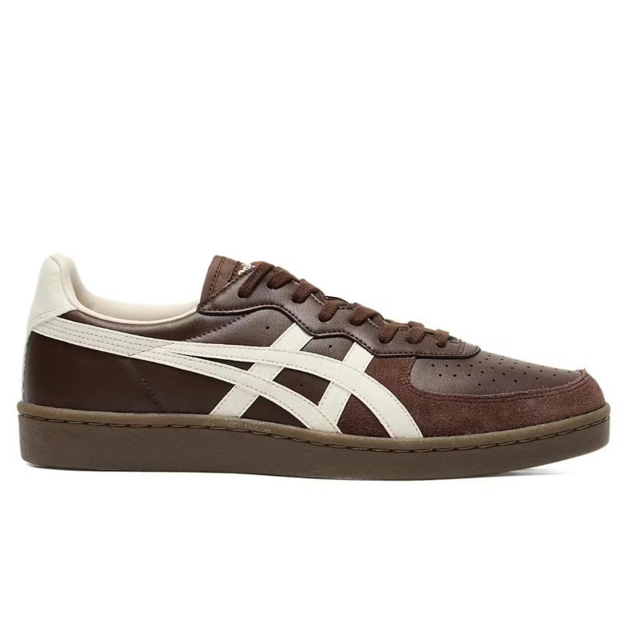 נעלי Onitsuka Tiger GSM brown white מקוריות בעיצוב אופנתי עכשווי לקידום אתר