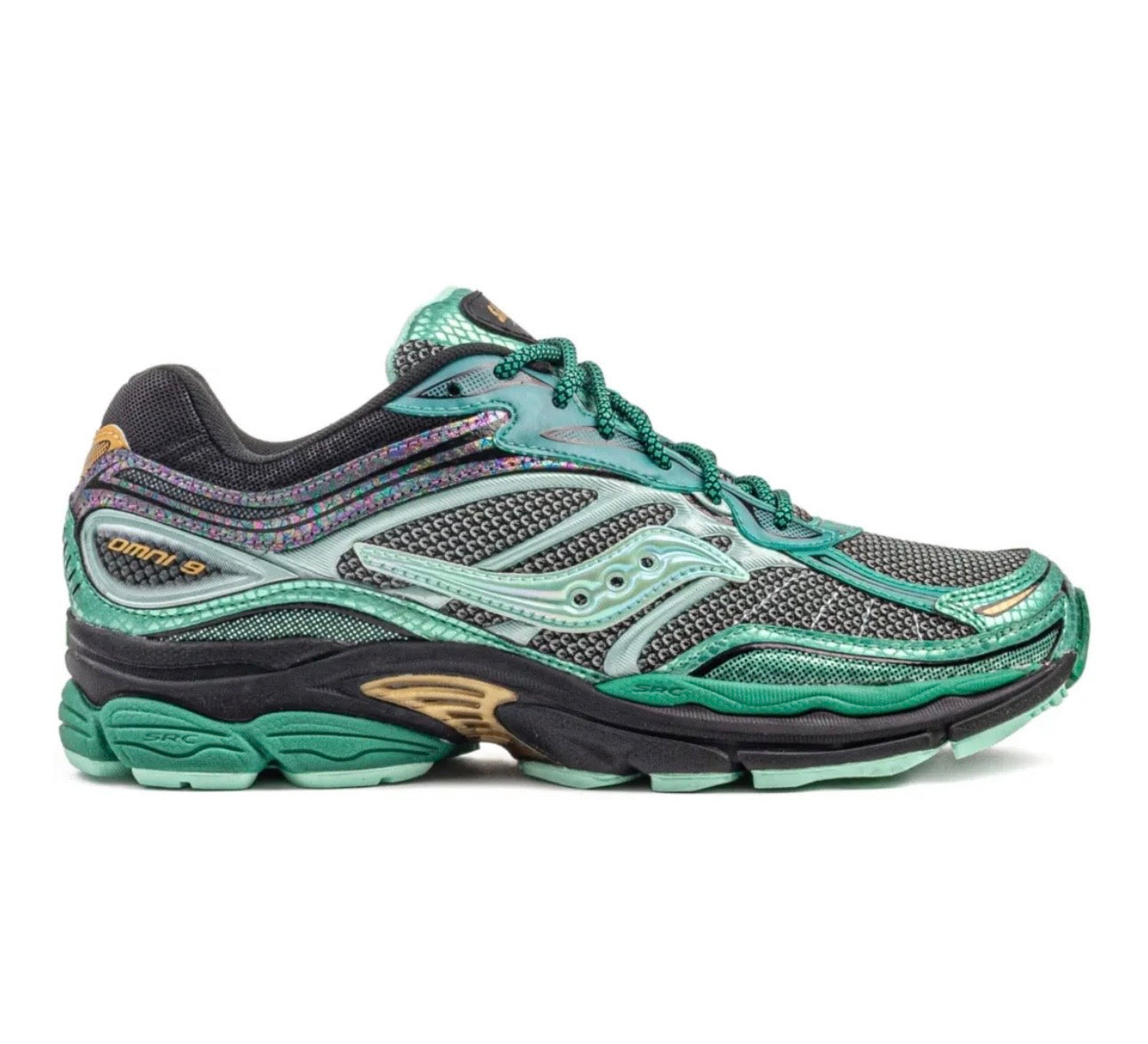 Saucony Omni 9 Metallic Green