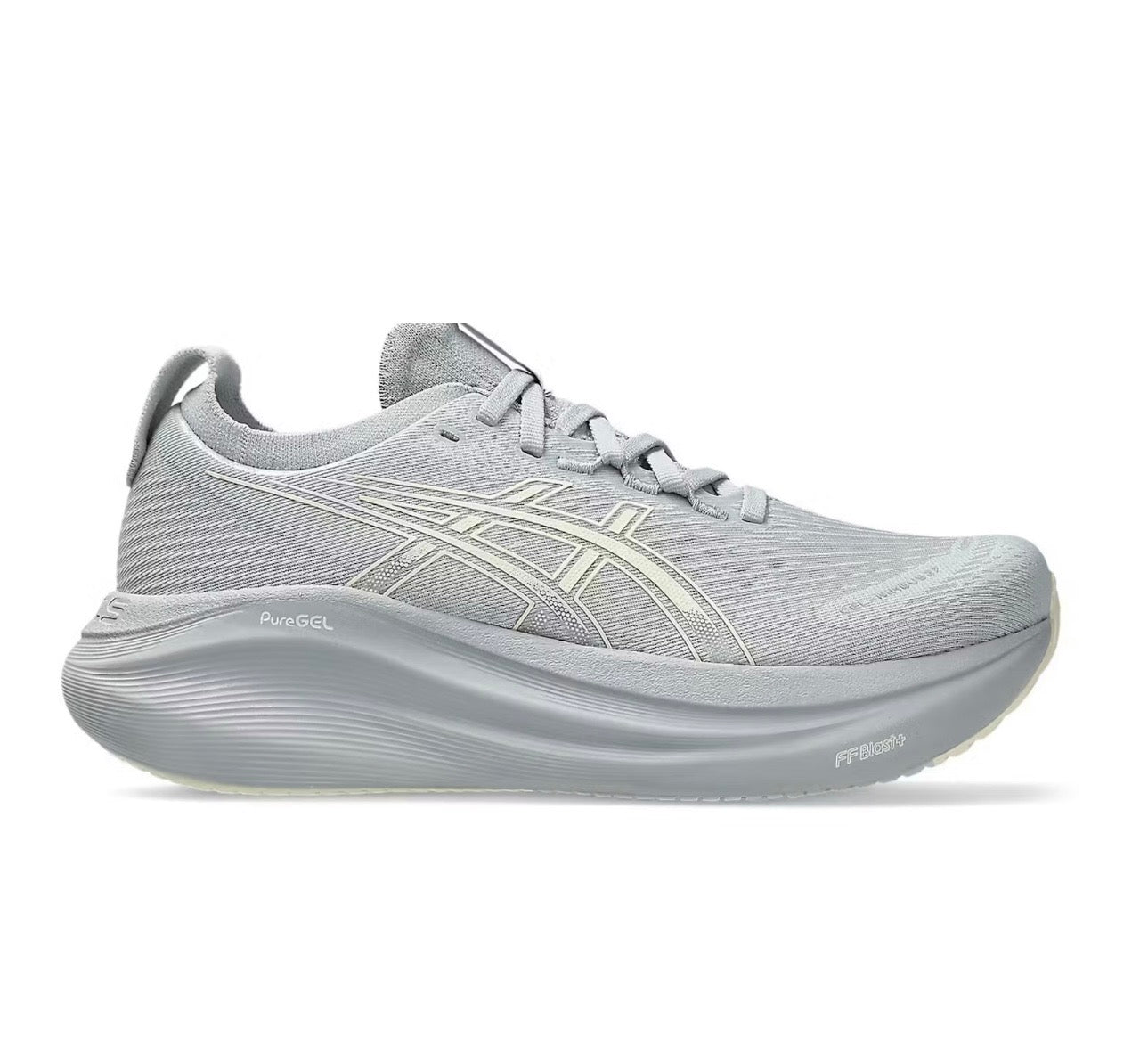 נעלי Asics Nimbus 27 Grey מקוריות בעיצוב אופנתי עכשווי לקידום אתר