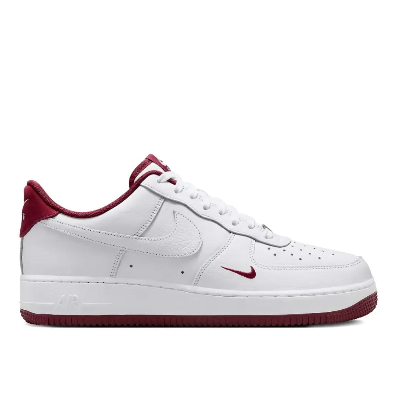 נעלי Nike AIR FORCE 1 White Red מקוריות בעיצוב אופנתי עכשווי לקידום אתר