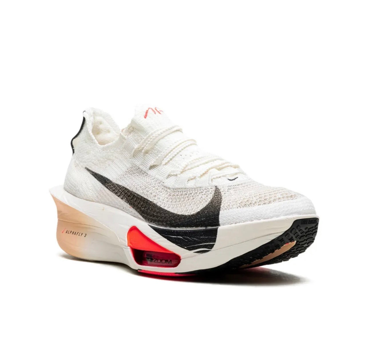 Nike ZOOMX Vaporfly white black peach