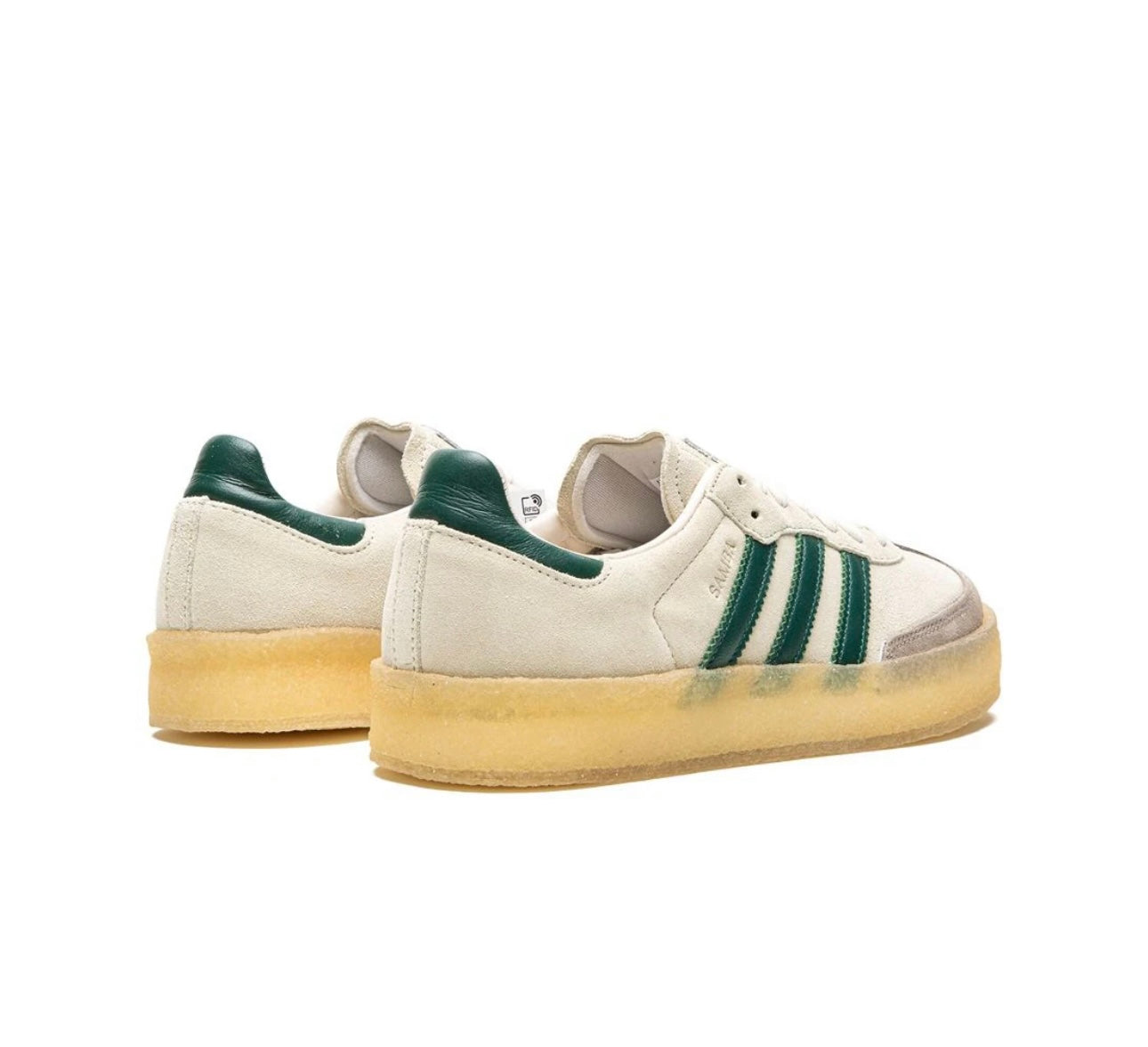 Adidas Samba Platform White green