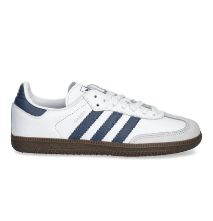 נעלי Adidas Samba White Navy Blue מקוריות בעיצוב אופנתי עכשווי לקידום אתר