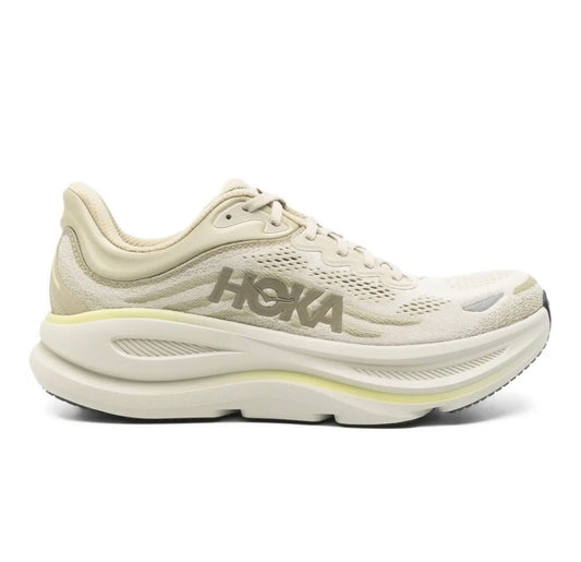 נעלי Hoka Bondi 9 Light Beige מקוריות בעיצוב אופנתי עכשווי לקידום אתר