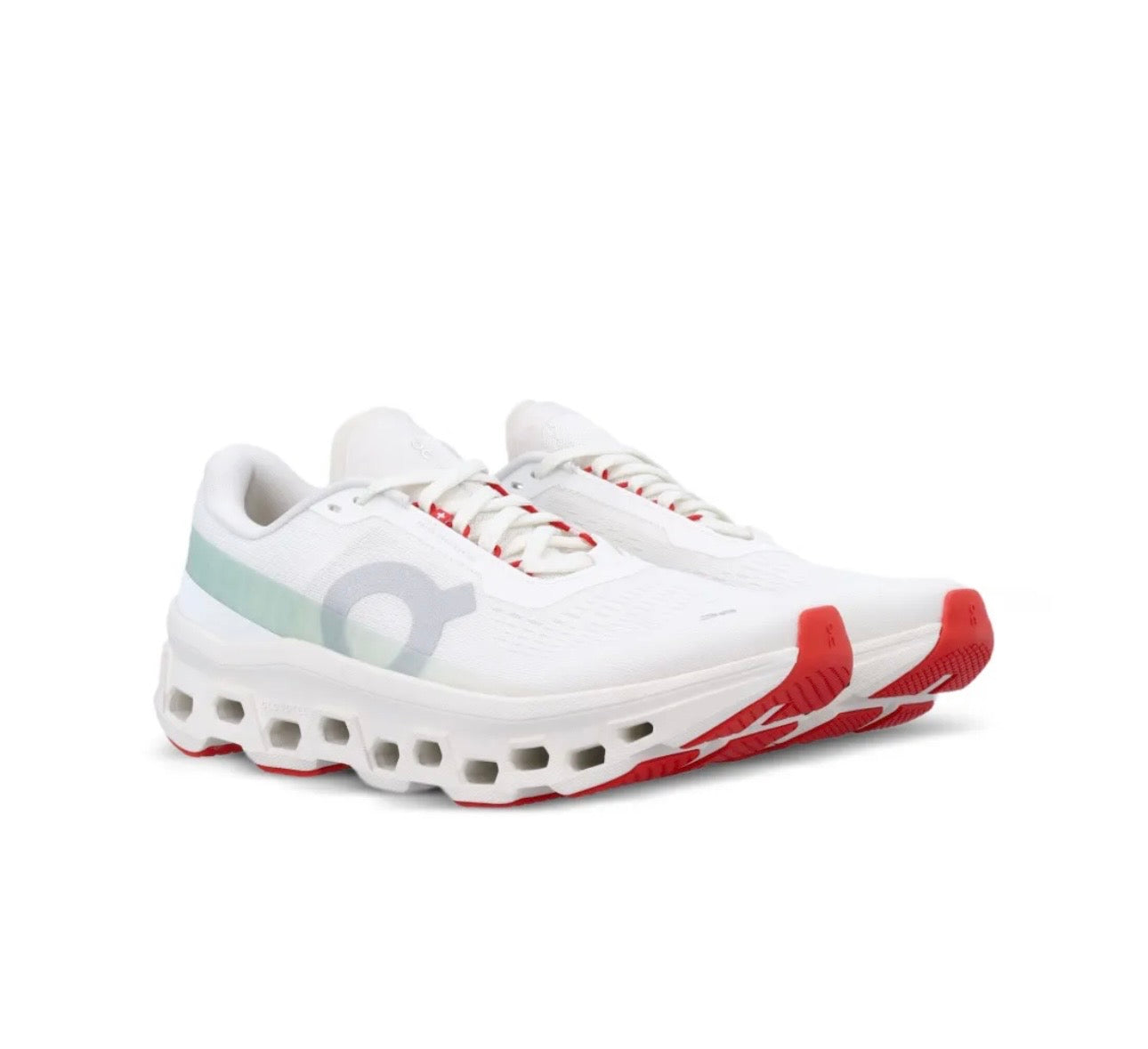 On Cloudmonster white coloured