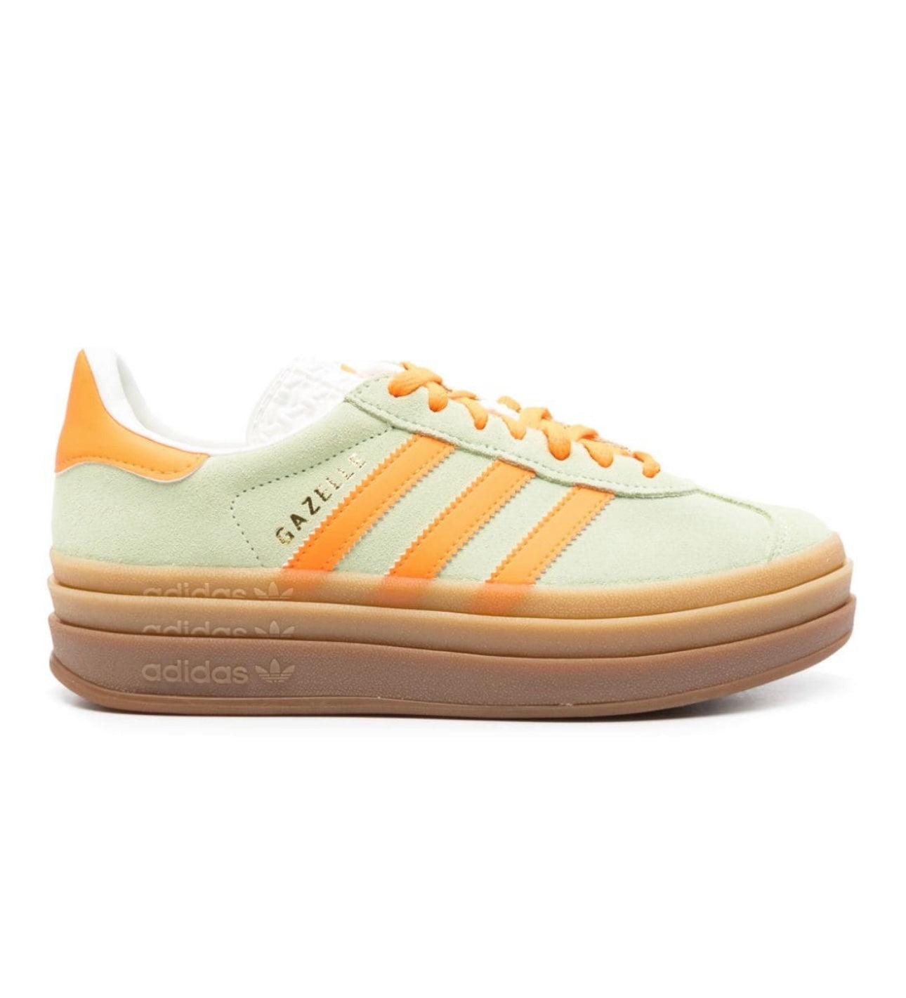 Adidas gazelle platform Light Green Peach