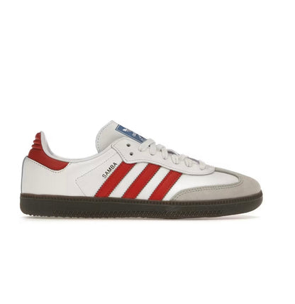 נעלי Adidas Samba white red מקוריות בעיצוב אופנתי עכשווי לקידום אתר