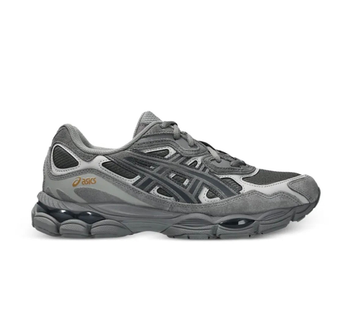 נעלי ASICS Gel NYC grey מקוריות בעיצוב אופנתי עכשווי לקידום אתר