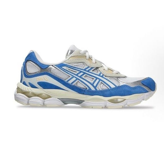 נעלי ASICS Gel NYC blue yellow מקוריות בעיצוב אופנתי עכשווי לקידום אתר