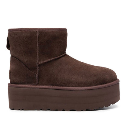 נעלי Ugg Classic Ultra Platform Boots Dark Brown מקוריות בעיצוב אופנתי עכשווי לקידום אתר