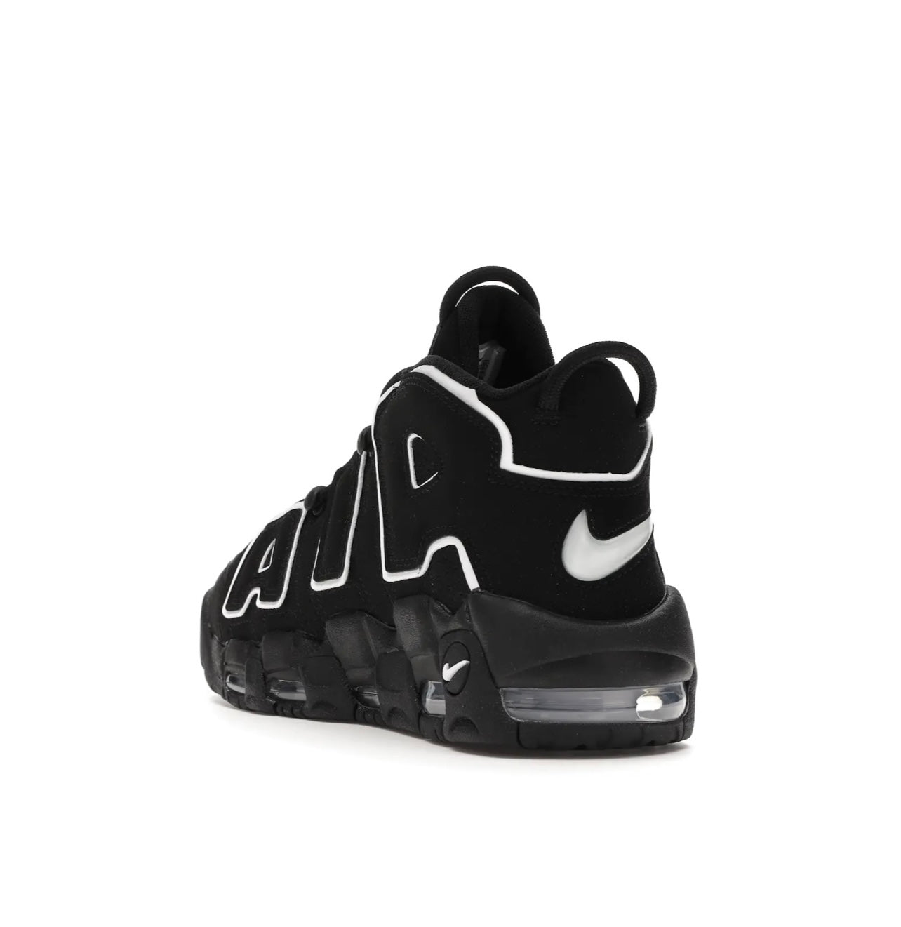 Nike Uptempo Black White מידה 37.5