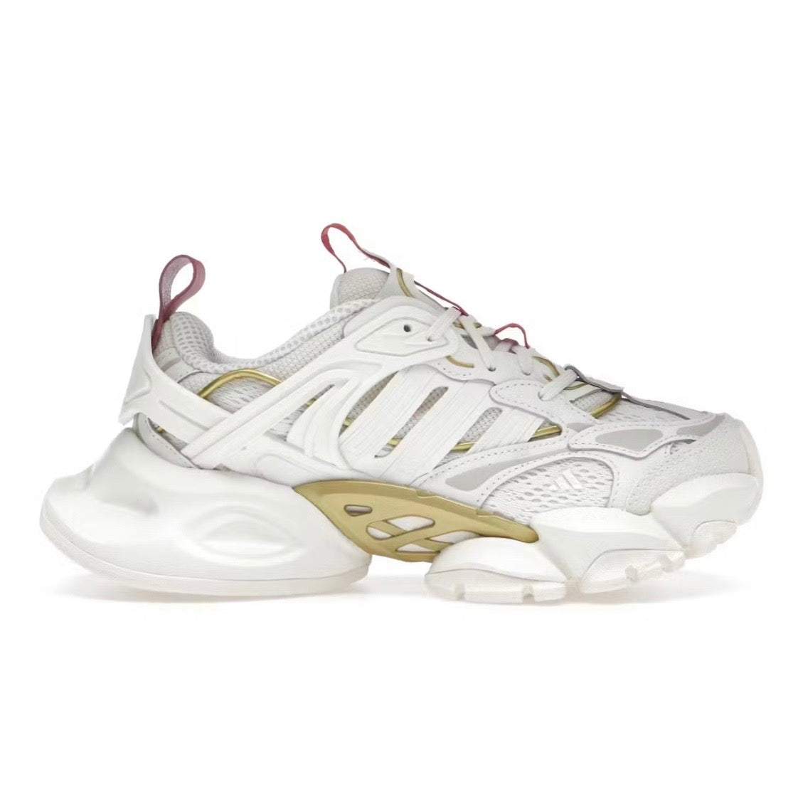 נעלי Adidas XLG White Gold Red מקוריות בעיצוב אופנתי עכשווי לקידום אתר