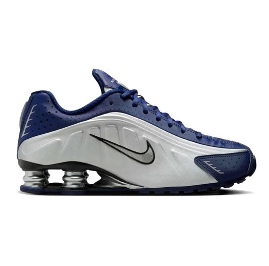 נעלי Nike Shox R4 Silver blue מקוריות בעיצוב אופנתי עכשווי לקידום אתר