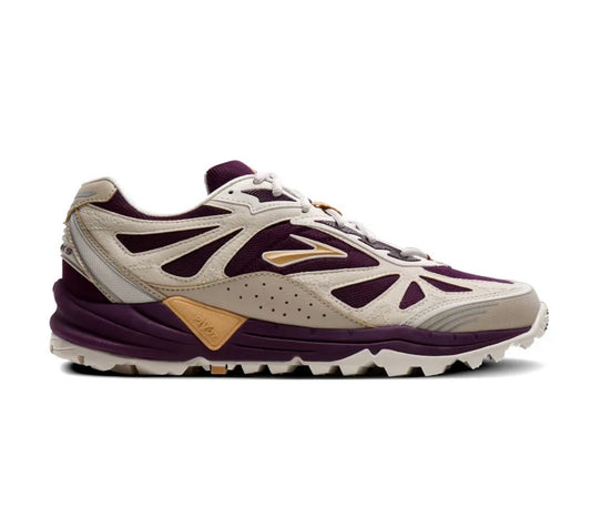 נעלי brooks Cascadia Cream Purple מקוריות בעיצוב אופנתי עכשווי לקידום אתר