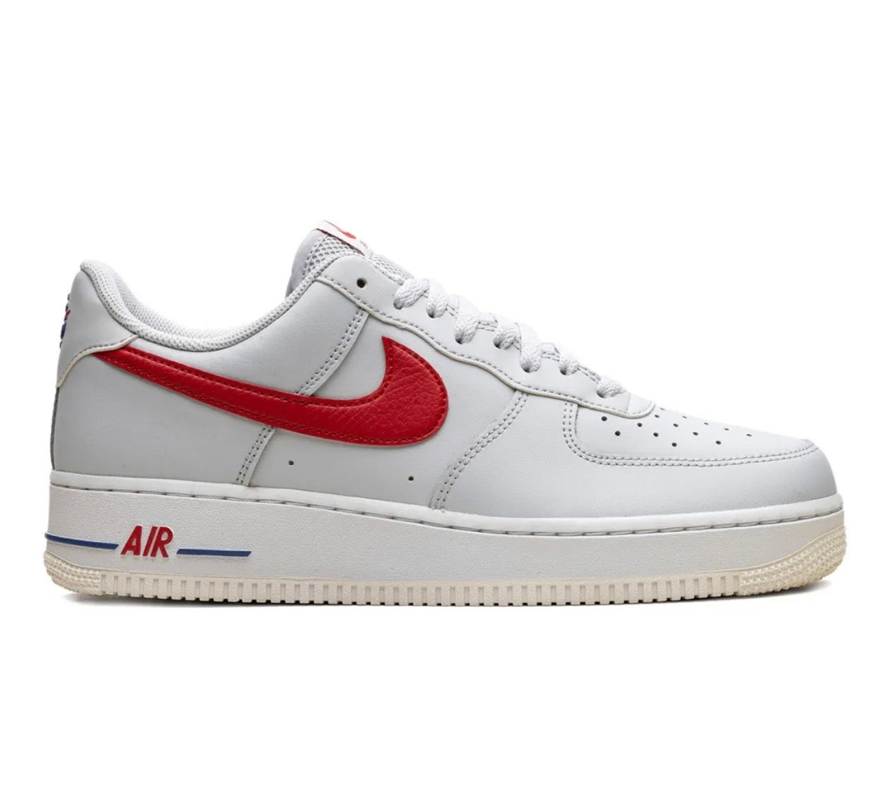 נעלי Nike AIR FORCE 1 Grey Red מקוריות בעיצוב אופנתי עכשווי לקידום אתר