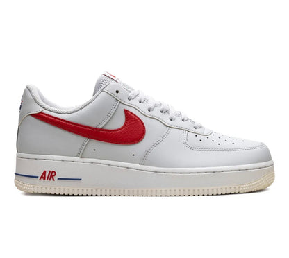 נעלי Nike AIR FORCE 1 Grey Red מקוריות בעיצוב אופנתי עכשווי לקידום אתר