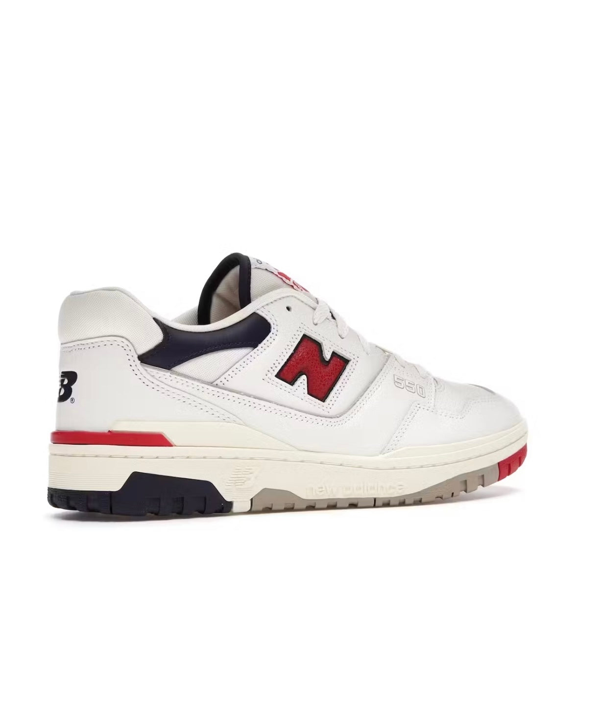 New Balance 550 red white black