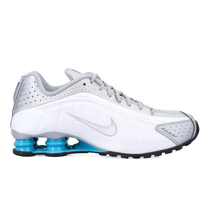 נעלי Nike Shox R4 Silver White Blue מקוריות בעיצוב אופנתי עכשווי לקידום אתר