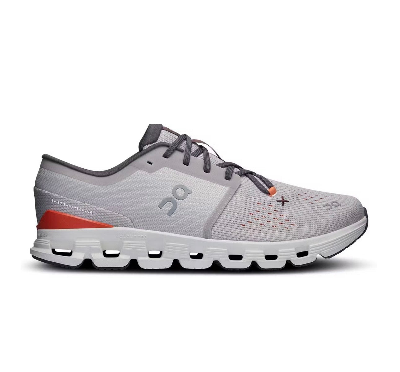 נעלי On Cloud X4 Grey Red מקוריות בעיצוב אופנתי עכשווי לקידום אתר