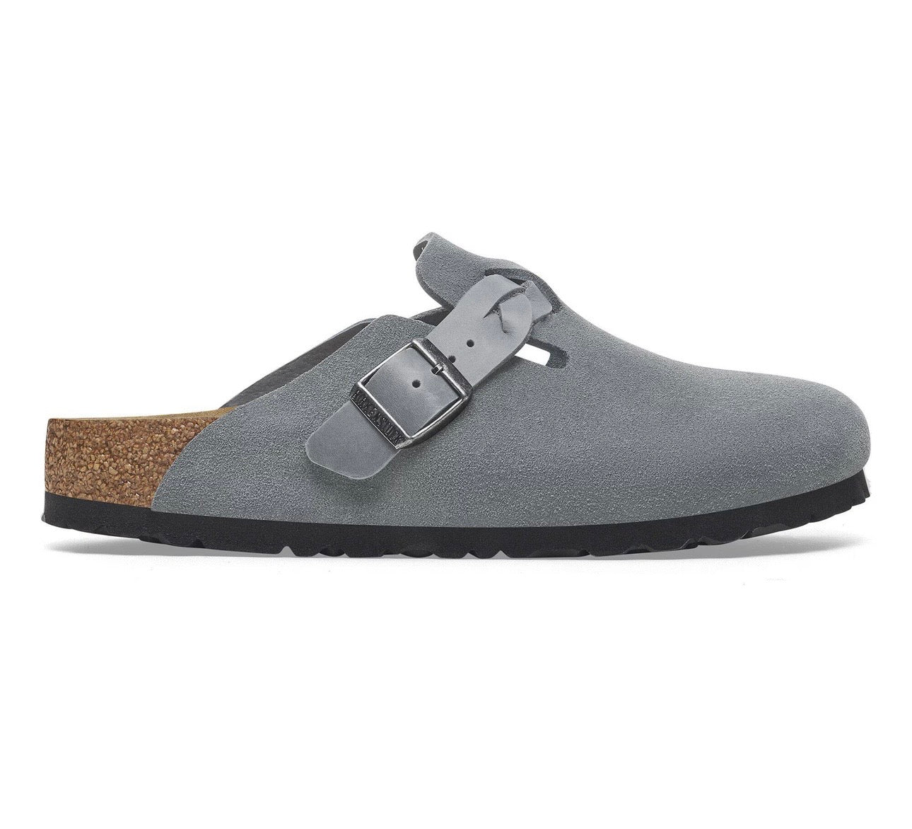 נעלי Birkenstock Boston braided basalt gray מקוריות בעיצוב אופנתי עכשווי לקידום אתר