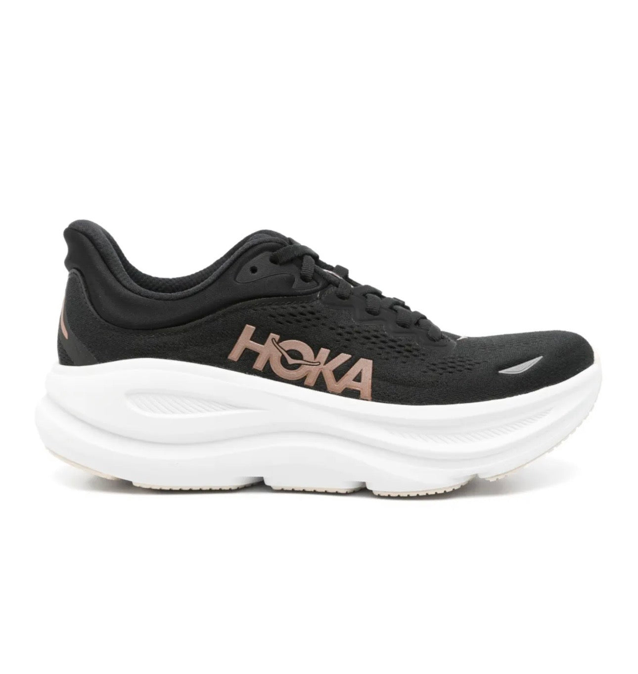 נעלי Hoka Bondi 9 Black מקוריות בעיצוב אופנתי עכשווי לקידום אתר