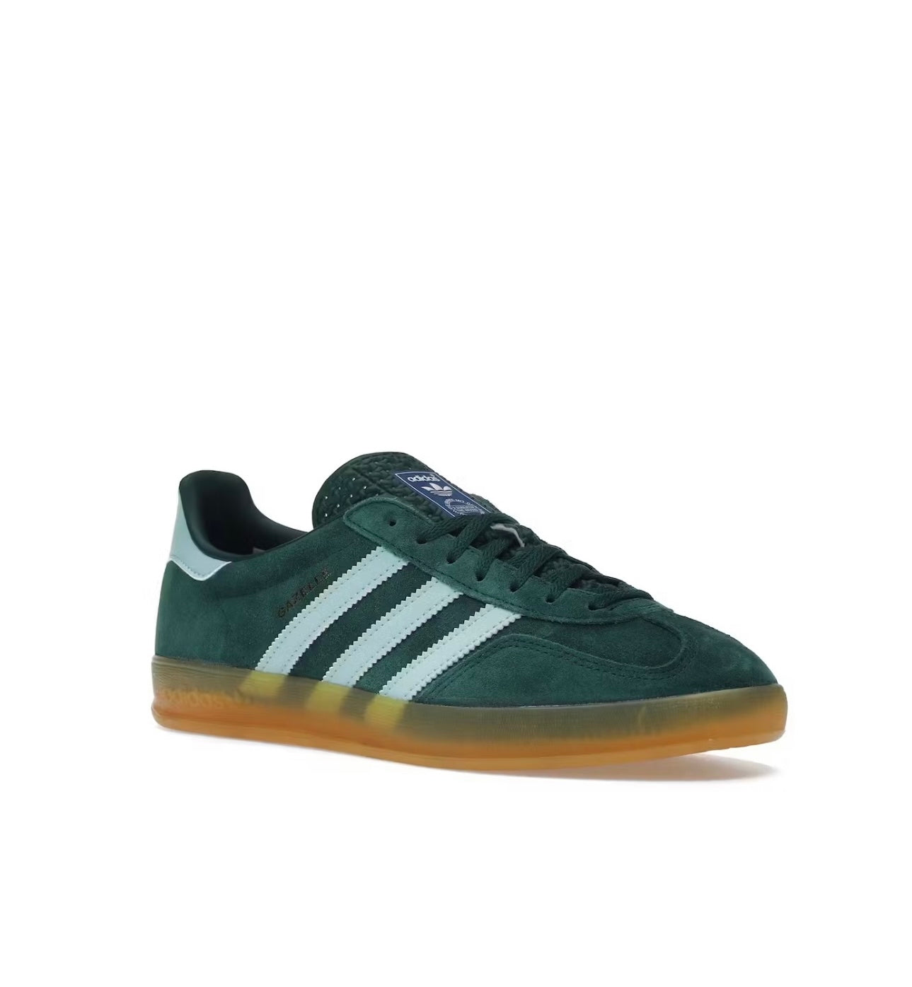 Adidas gazelle green light blue