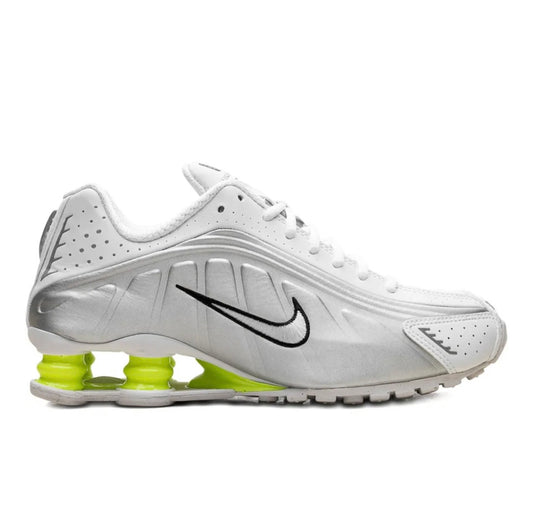 Nike Shox R4 Silver White Yellow