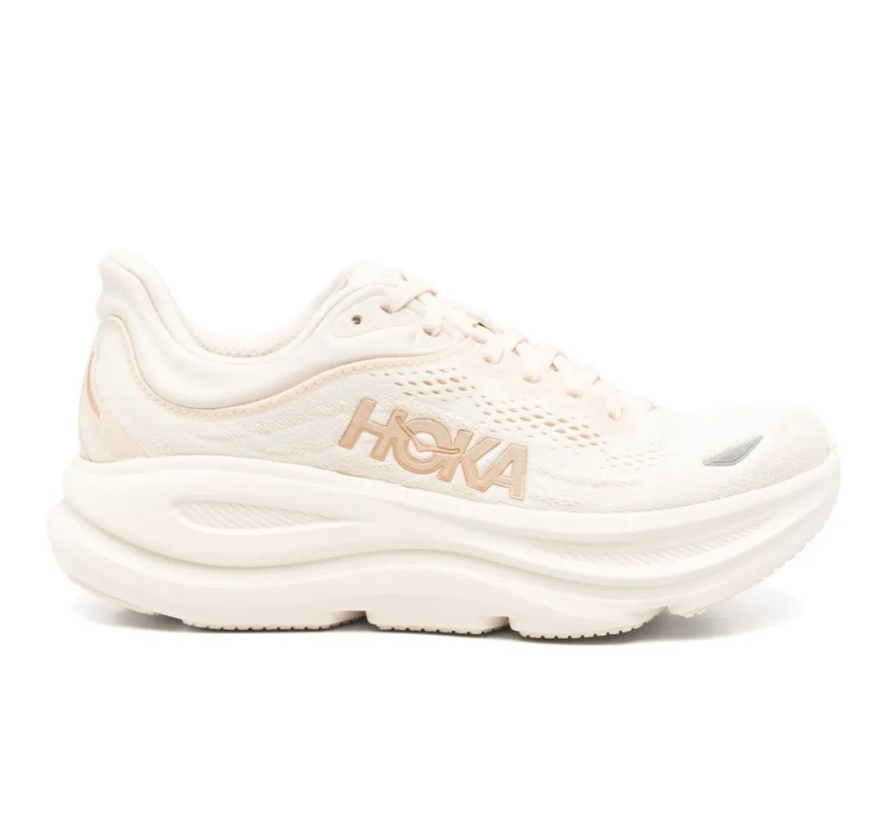 נעלי Hoka Bondi 9 Light Cream מקוריות בעיצוב אופנתי עכשווי לקידום אתר