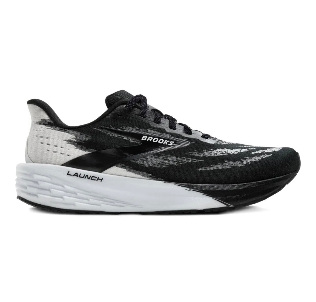 נעלי brooks Launch Black White מקוריות בעיצוב אופנתי עכשווי לקידום אתר