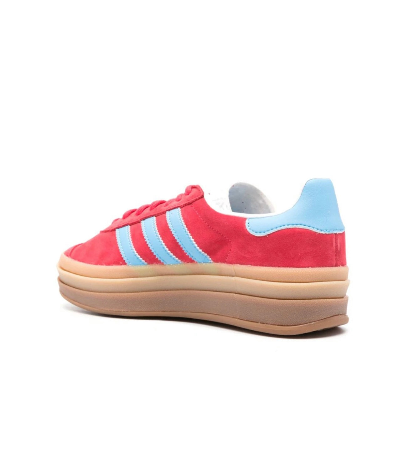 Adidas gazelle platform Red Blue