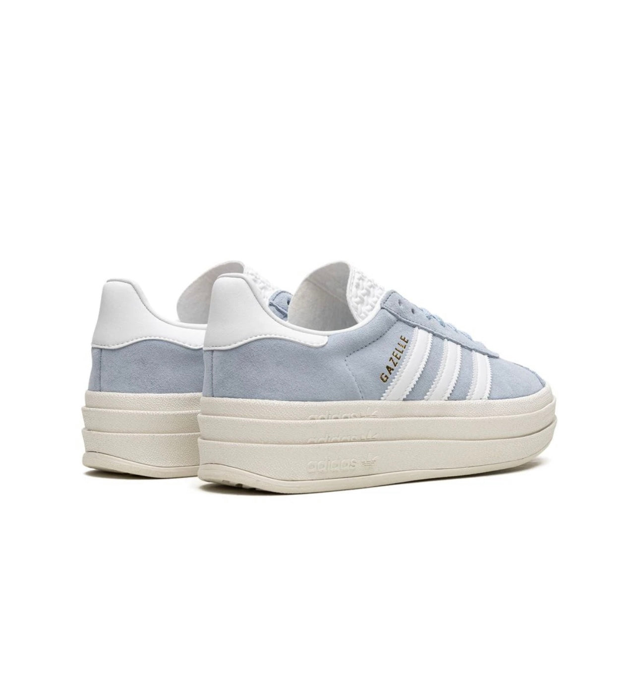 Adidas gazelle platform Light Blue