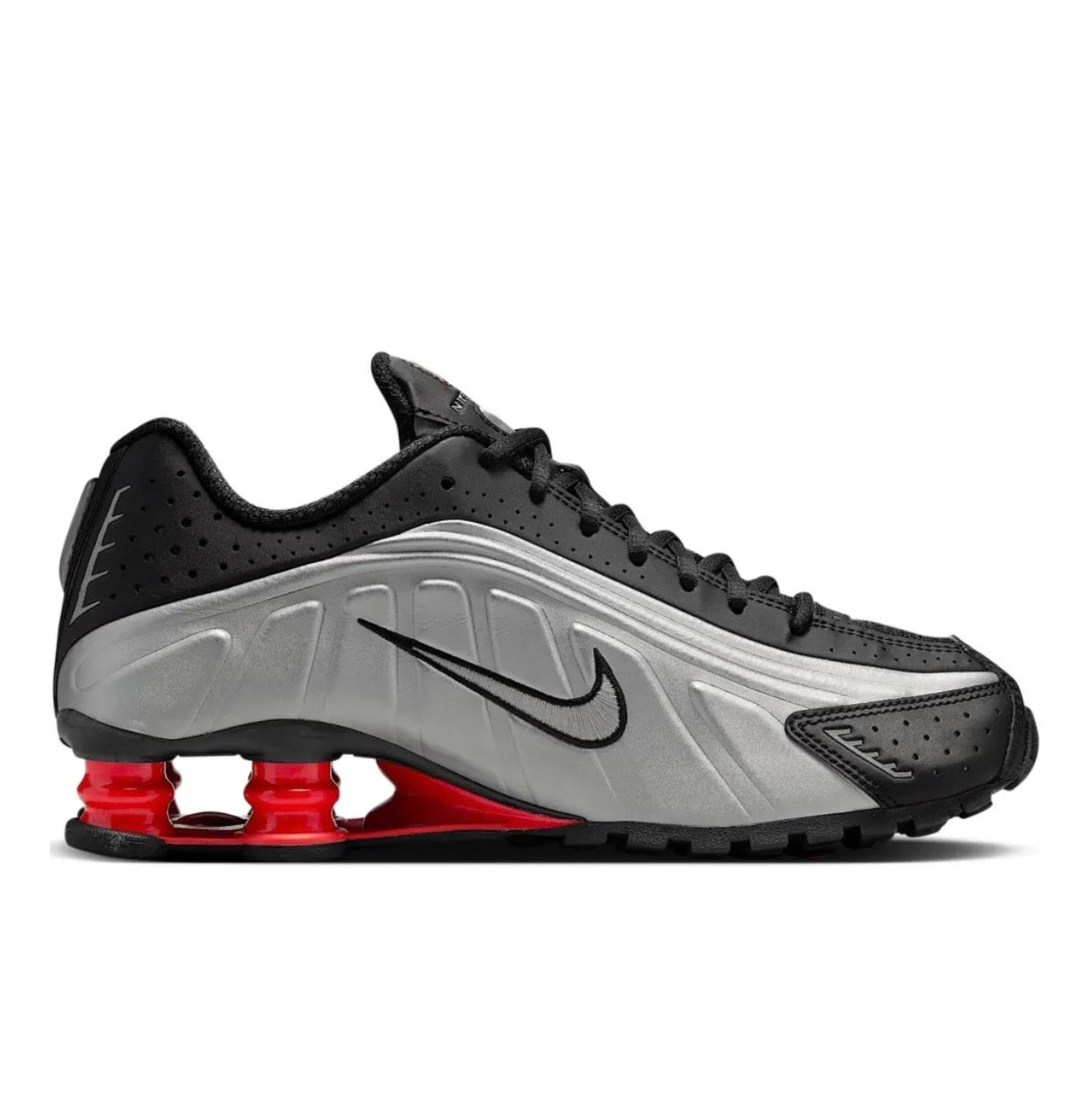 Nike Shox R4 Silver Black Red