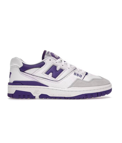 נעלי New Balance 550 White Purple מקוריות בעיצוב אופנתי עכשווי לקידום אתר