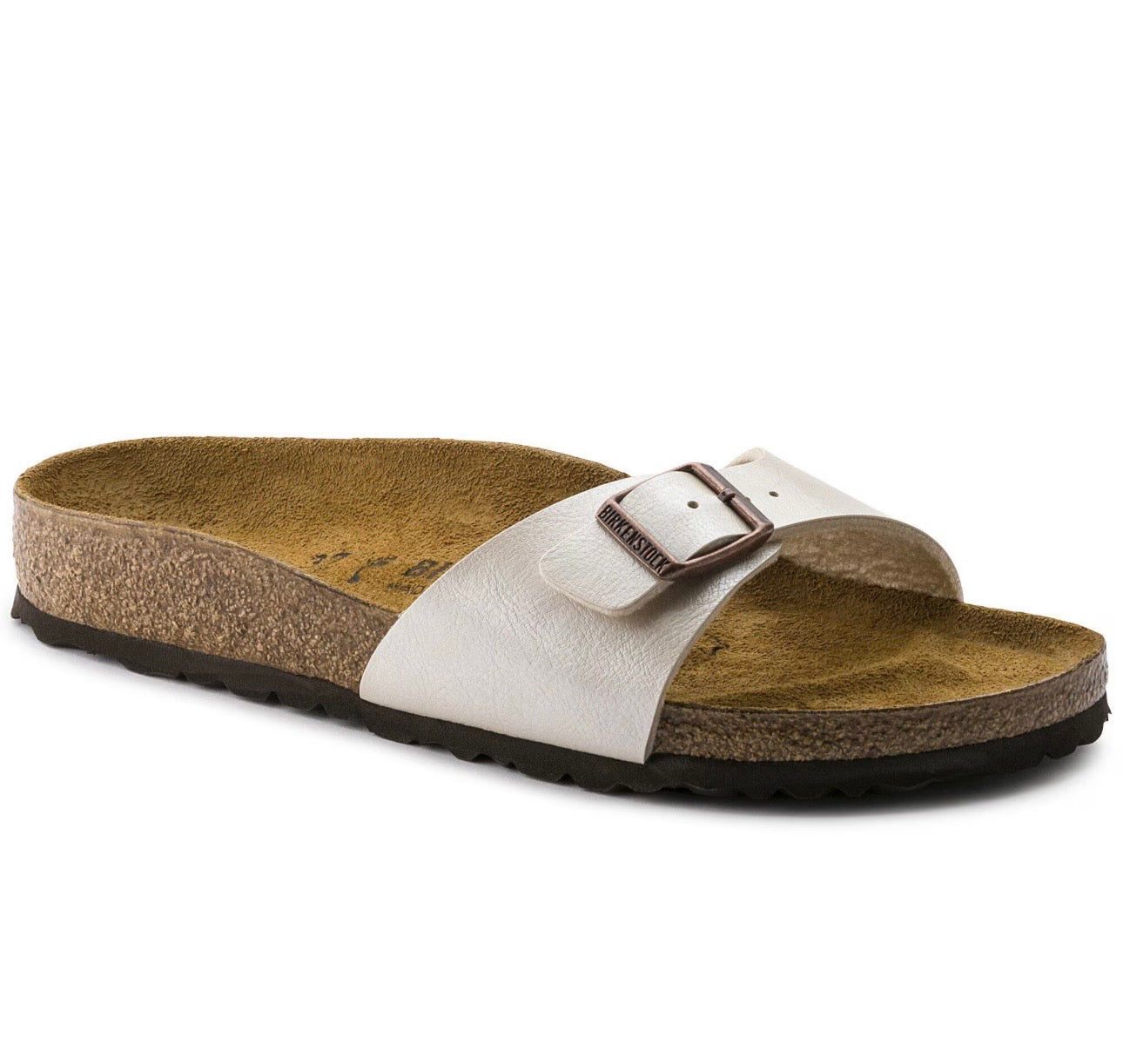 נעלי Birkenstock Madrid Cream Bronze מקוריות בעיצוב אופנתי עכשווי לקידום אתר