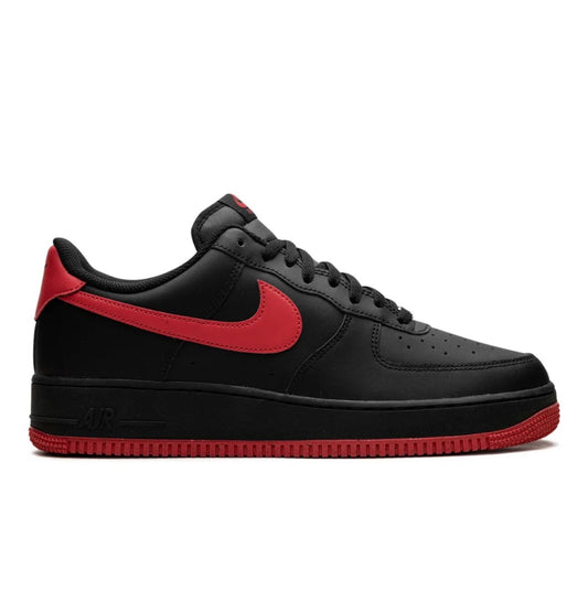 נעלי Nike AIR FORCE 1 Black Red מקוריות בעיצוב אופנתי עכשווי לקידום אתר