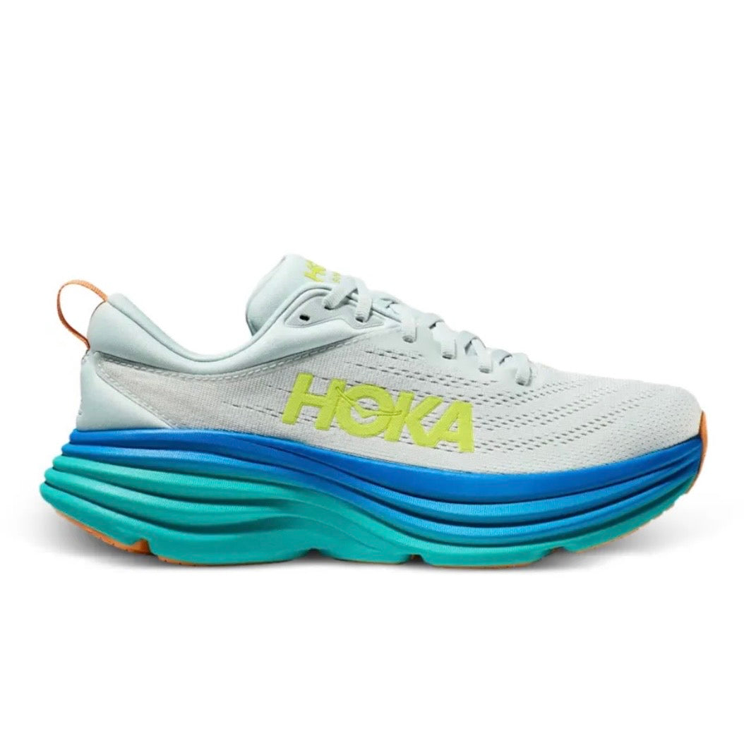 נעלי Hoka Bondi 8 Triple Blue Green מקוריות בעיצוב אופנתי עכשווי לקידום אתר