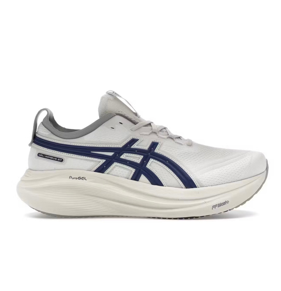 Asics Nimbus 27 White Blue