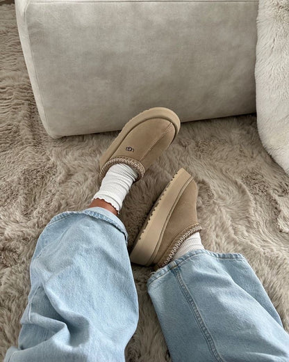 Ugg Tazz Platform Slippers מידה 37