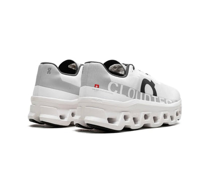 On Cloudmonster white grey