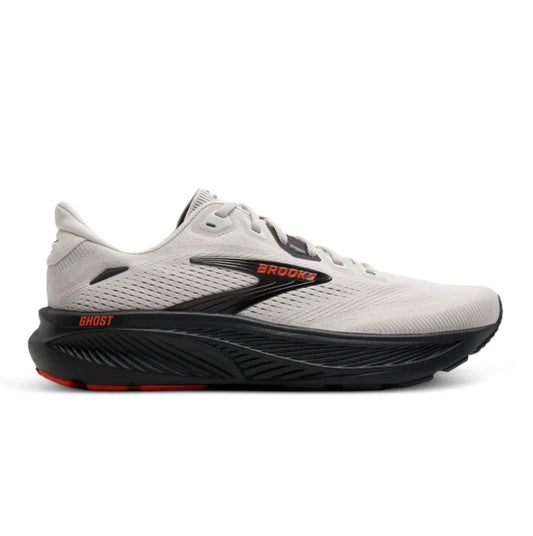 נעלי brooks Ghost Light Grey Black מקוריות בעיצוב אופנתי עכשווי לקידום אתר