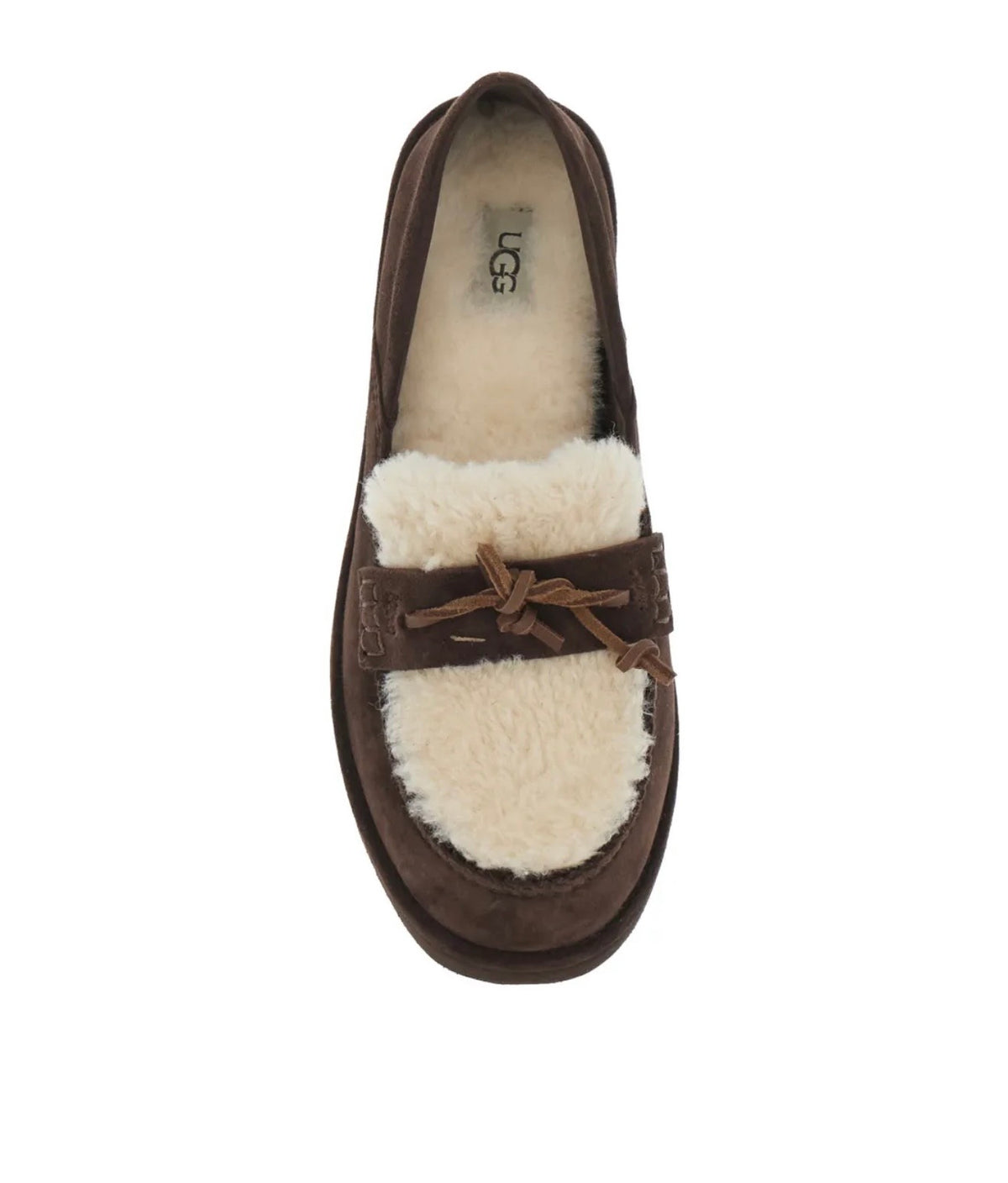 Ugg Zora shearling-trim Dark Brown