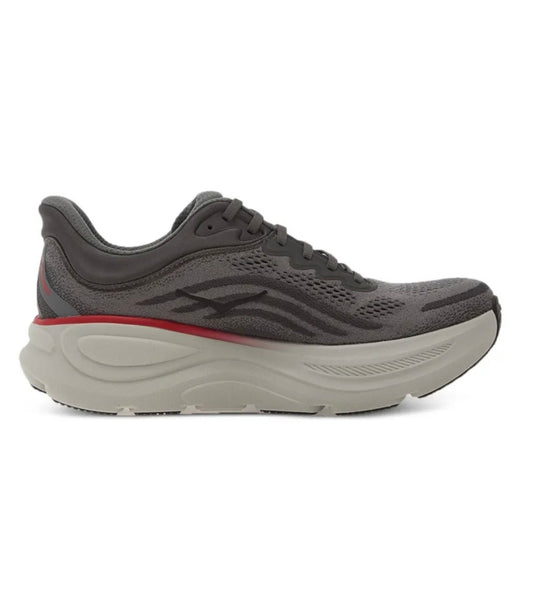 נעלי Hoka Bondi 9 Dark Grey Red מקוריות בעיצוב אופנתי עכשווי לקידום אתר