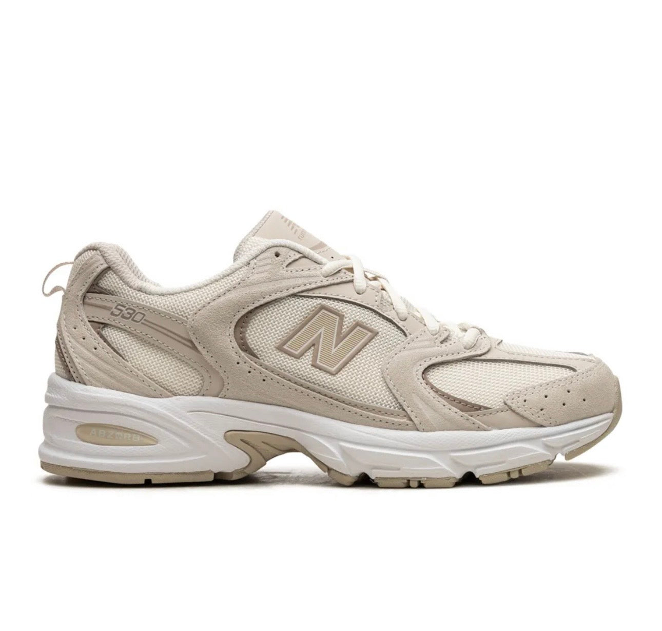 נעלי New Balance 530 cream מקוריות בעיצוב אופנתי עכשווי לקידום אתר