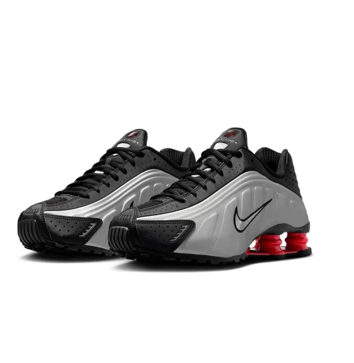 Nike Shox R4 Silver Black Red