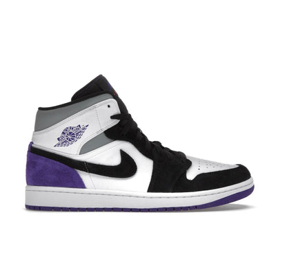 נעלי Air Jordan 1 Mid SE Purple מקוריות בעיצוב אופנתי עכשווי לקידום אתר