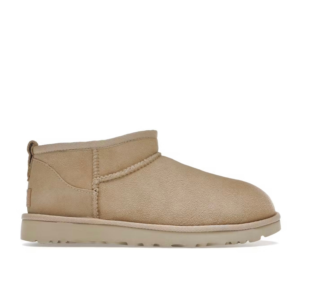 Ugg classic ultra mini ankle boots light cream