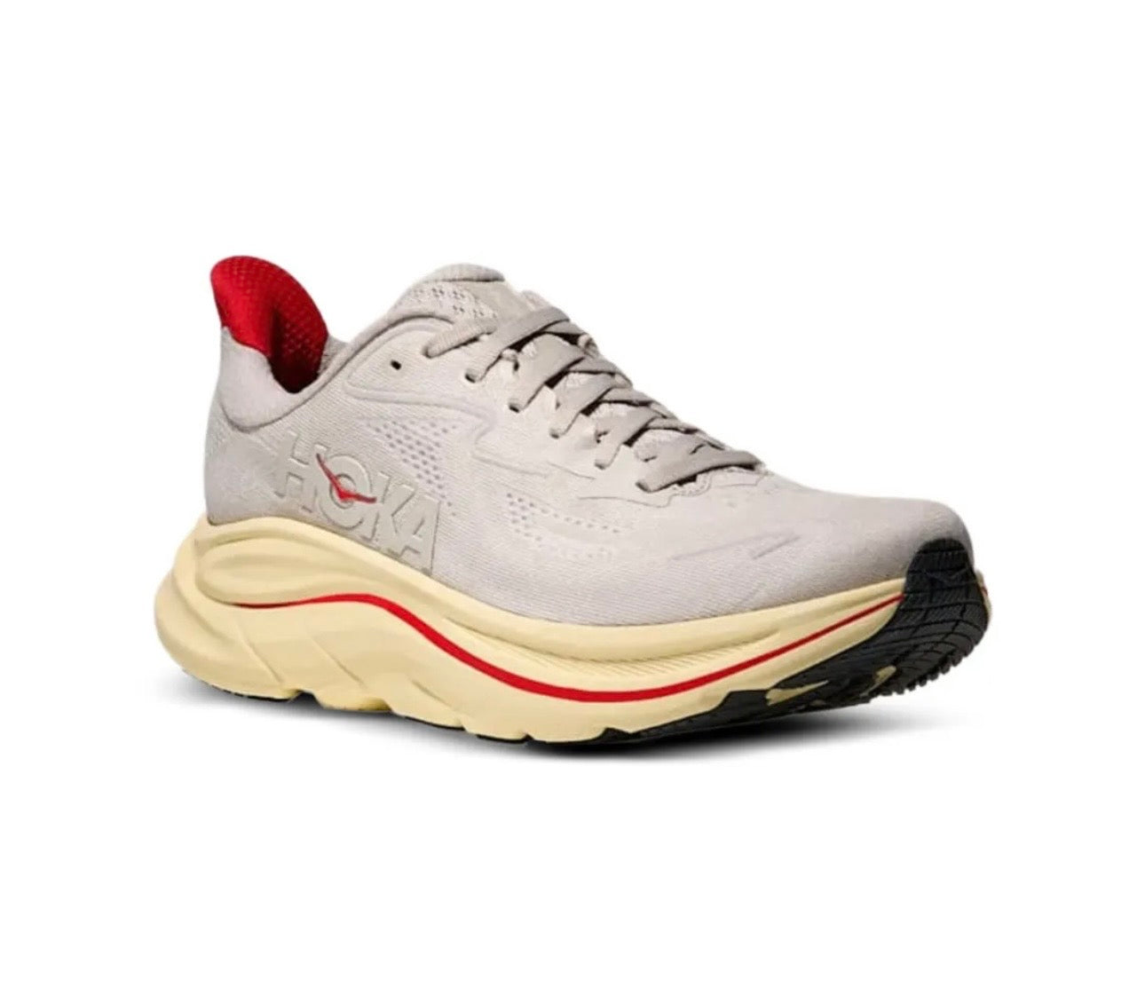Hoka Clifton 10 Grey Burgundy