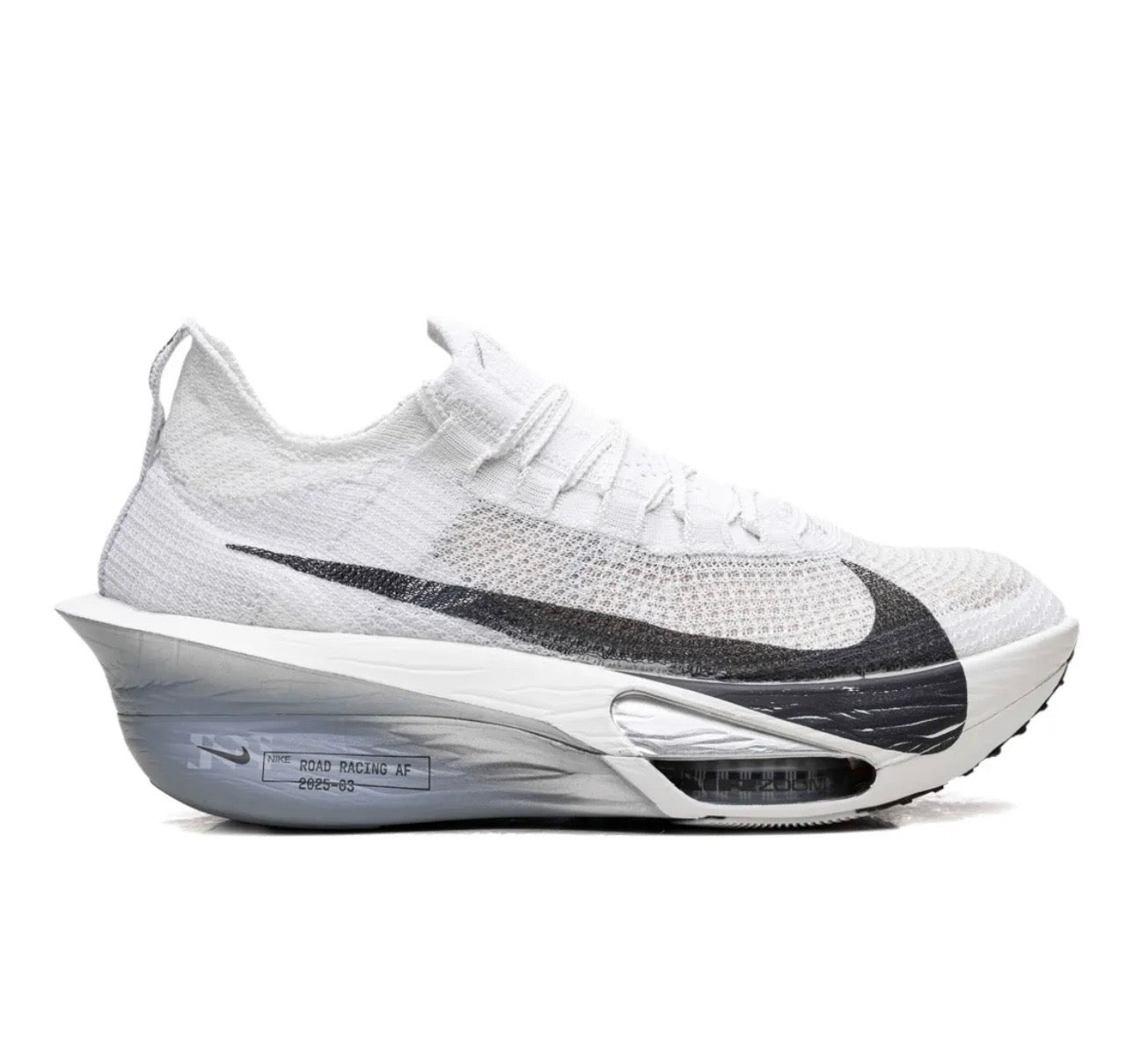 נעלי Nike ZOOMX Vaporfly white black מקוריות בעיצוב אופנתי עכשווי לקידום אתר