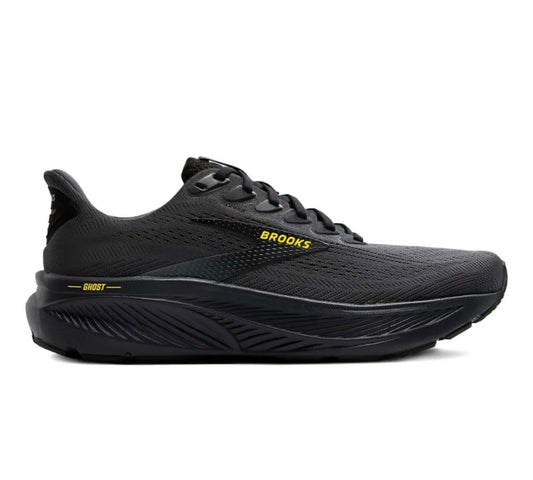 נעלי brooks Ghost Black Yellow מקוריות בעיצוב אופנתי עכשווי לקידום אתר